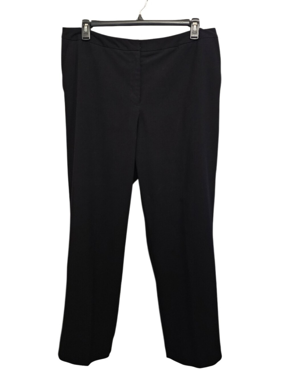 Judith Hart Women's Black Slim Straight Dress Trousers